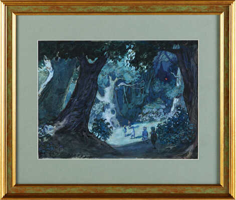 Беньяминсон Эрик Евгеньевич. Иллюстрация к сказке "Мальчик-с-пальчик"